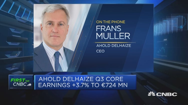 Ahold Delhaize increasing market share and customer count, CEO says