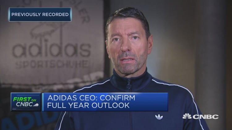 Concerned a decline in spending power could lead to currency war, Adidas CEO says