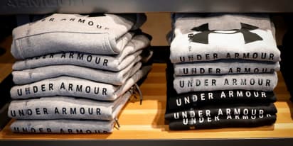 Under Armour shares rise as retailer reports surprise profit for holiday quarter