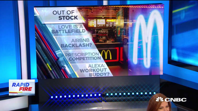 McDonald's CEO owns zero MCD shares, Match Group sinks and Airbnb loses at the polls