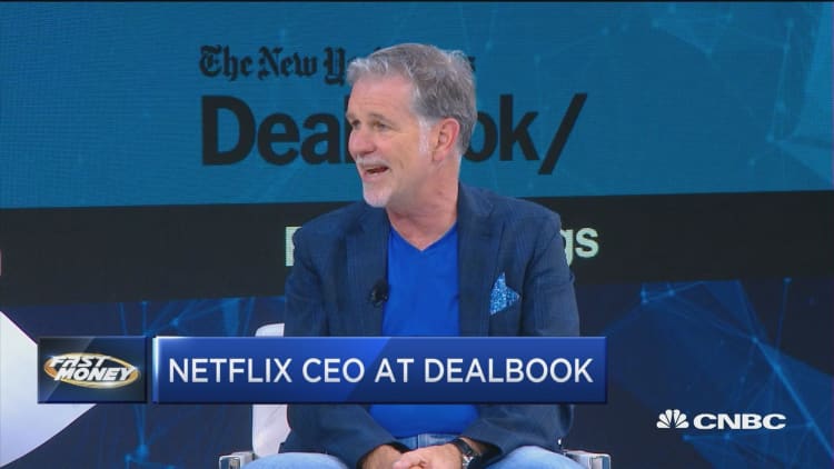 Here's what Netflix CEO Reed Hasting had to say at The New York Times' Dealbook conference