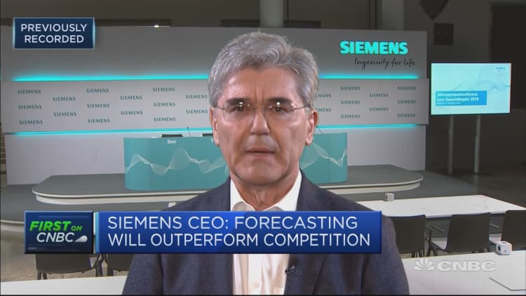 Emissions reduction the 'single biggest opportunity' for industrials firms, Siemens CEO says