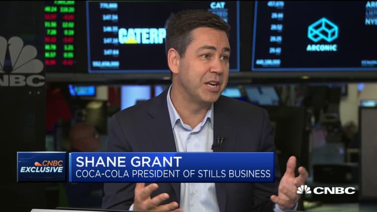 Coca-Cola's Shane Grant on the company's new caffeinated seltzer water