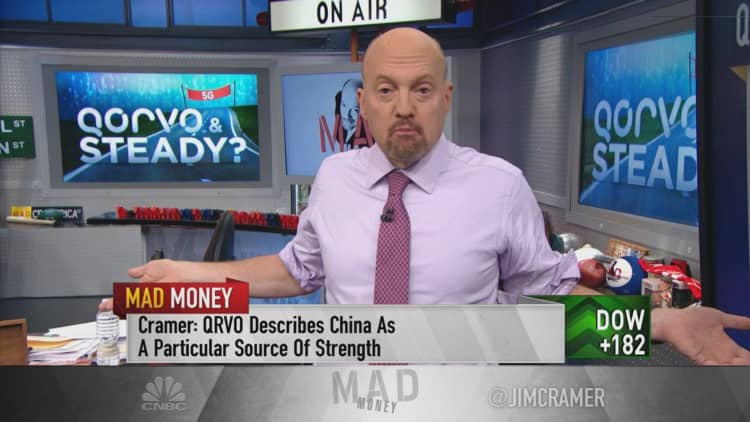 Qorvo's strong quarter 'breathed new life' into chipmakers, 5G plays, Jim Cramer says