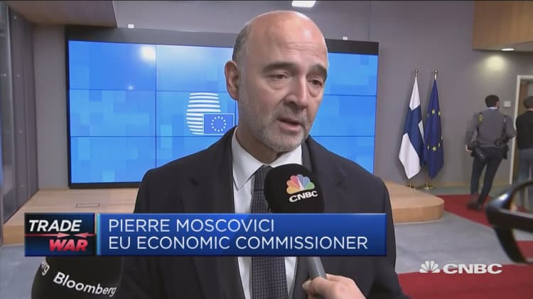 Friends don't sanction each other, EU's Moscovici says