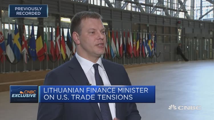 Lithuania finance minister: Trade uncertainty has a negative impact