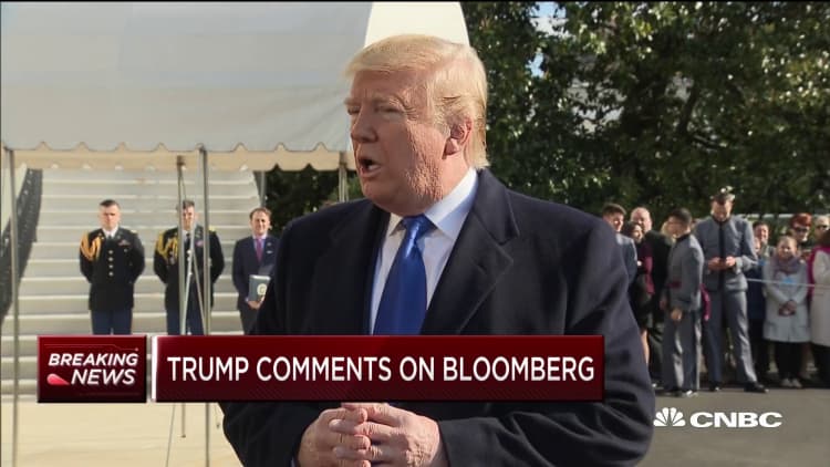 Trump on Bloomberg: 'He's got some personal problems'