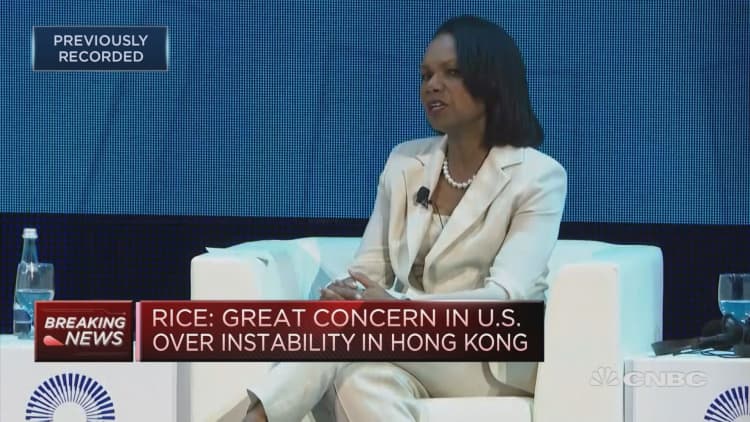 Hong Kong unrest not a flame China can extinguish: Condoleezza Rice