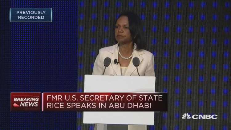 Condoleezza Rice: The idea of global trade is now 'under threat'