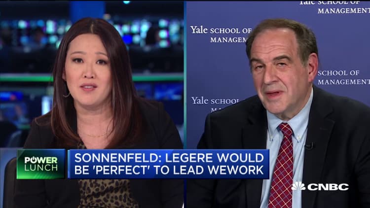 Yale's Jeff Sonnenfeld: I think John Legere could take WeWork job — he likes 'a crazy challenge'