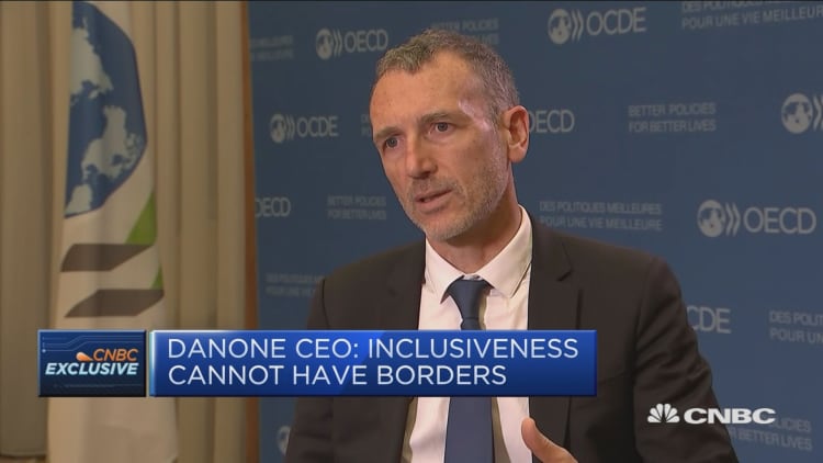 Danone CEO: 'Inclusive growth' to be a key part of our operations