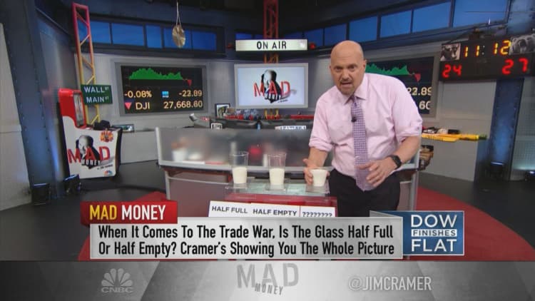 I doubt the market can absorb much higher tariffs, says Jim Cramer