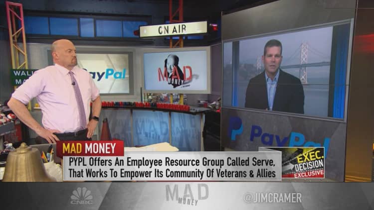 PayPal CFO talks supporting veterans, competition in the digital payment space