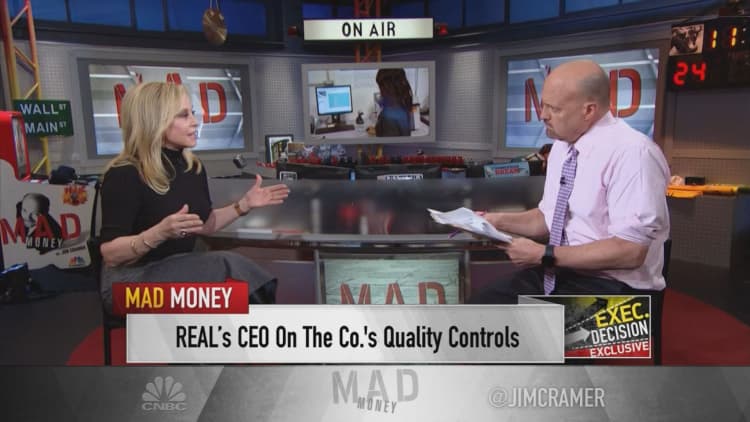 We 'strive to be perfect,' RealReal CEO tells Jim Cramer in wake of CNBC report