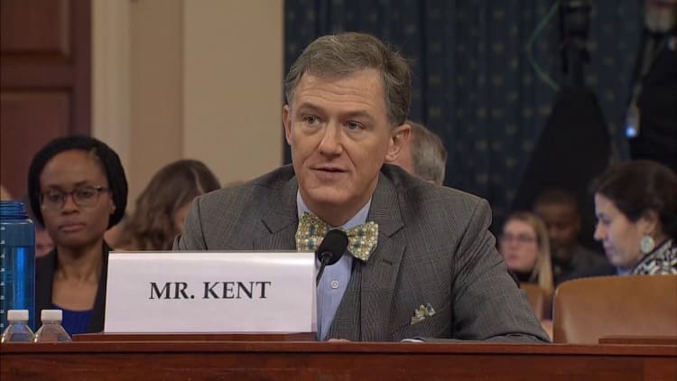 State Department official George Kent gives opening statement at Trump impeachment hearing