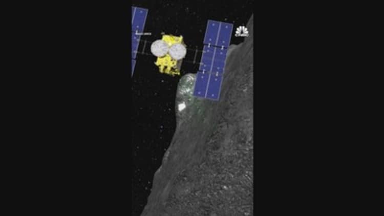 Japan's Hayabusa2 spacecraft leaves asteroid and begins return trip to Earth