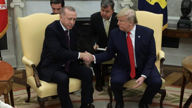 Trump: 'I am a big fan' of Turkey's president