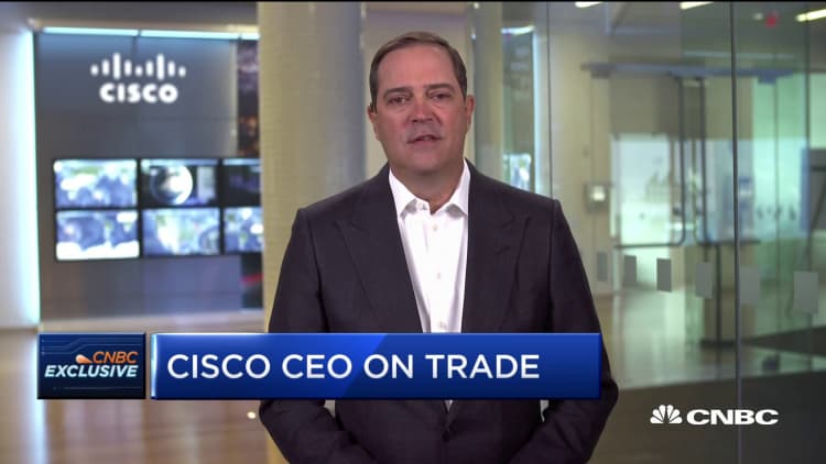 Cisco CEO Chuck Robbins: Big companies are concerned about the macro-environment