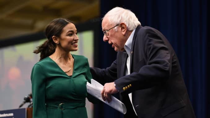 Sanders and Ocasio-Cortez unveil $180 billion 'Green New Deal' for ...