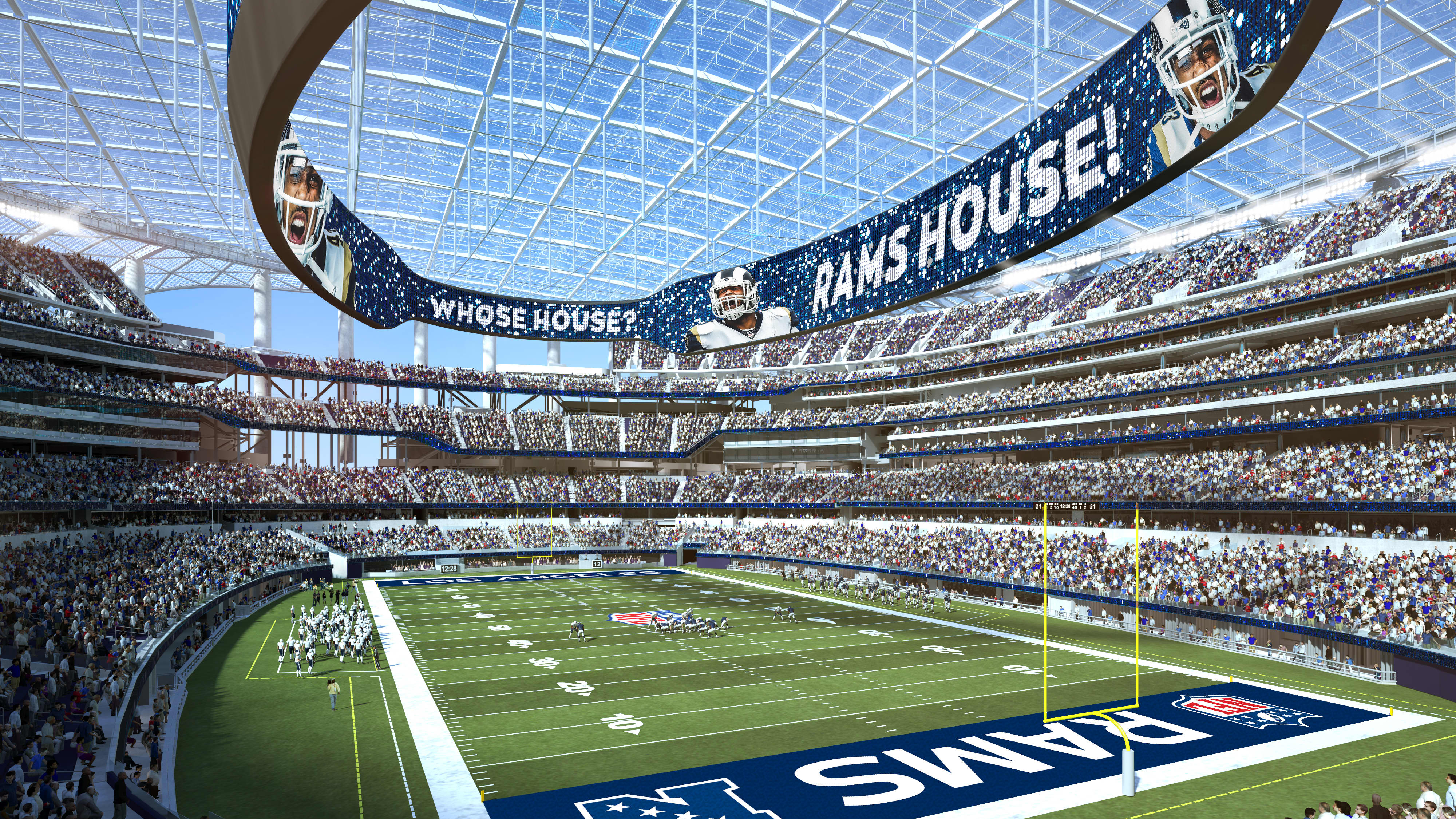LA Rams ready to play in new SoFi Stadium without fans