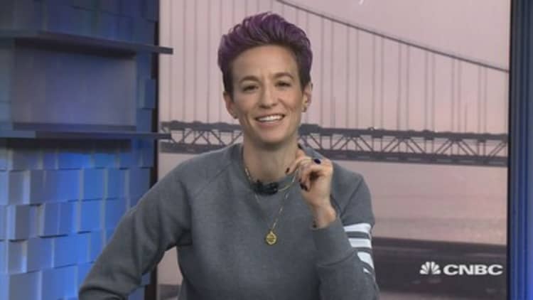 US soccer star Megan Rapinoe: Sports has always been intertwined with politics
