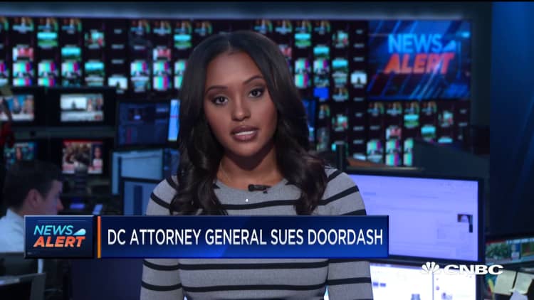 DC attorney general sues DoorDash over worker tips