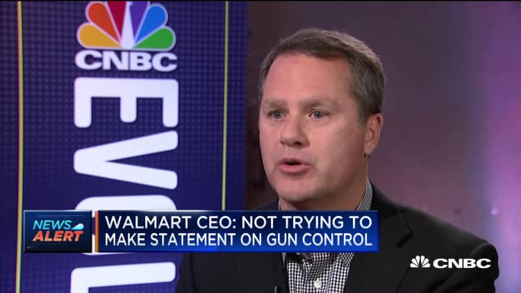 Walmart CEO on gun control: We don't think the status quo is acceptable