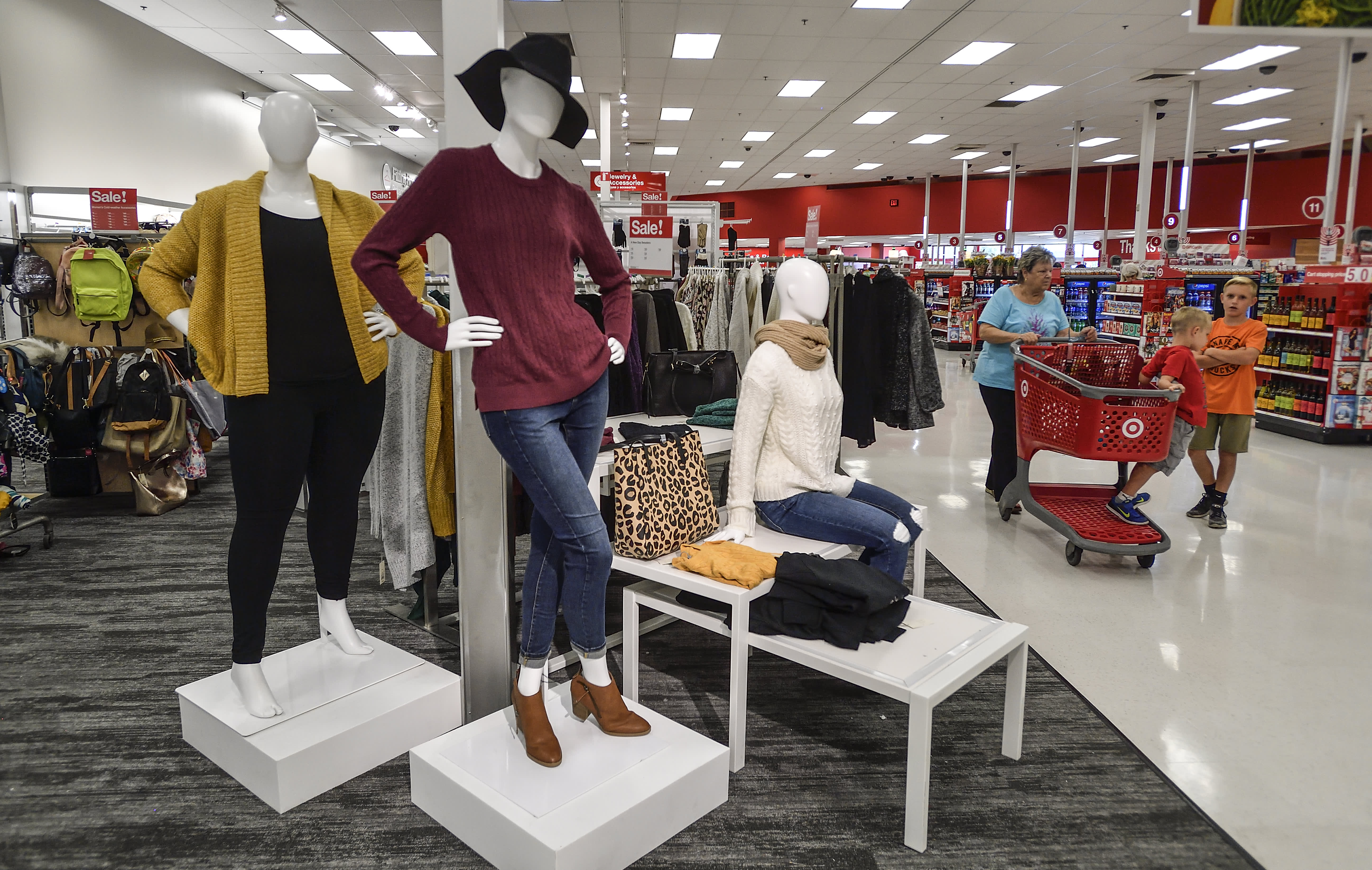 Target is taking the market share in women's clothing that Kohl's