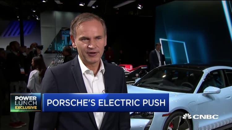 Porsche CEO: Electric vehicles will takeoff within the next decade