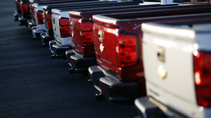 GP: GM pickup trucks