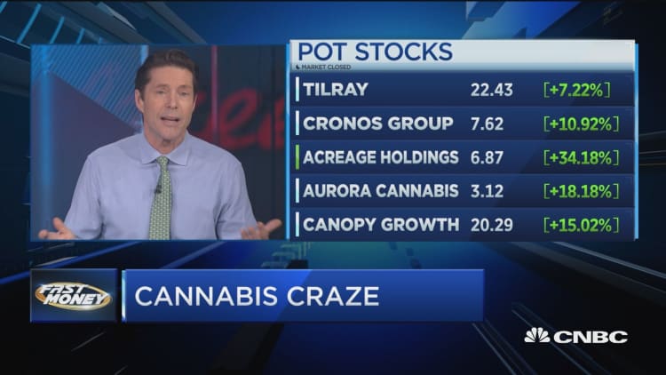 Here's why pot stocks are lighting up