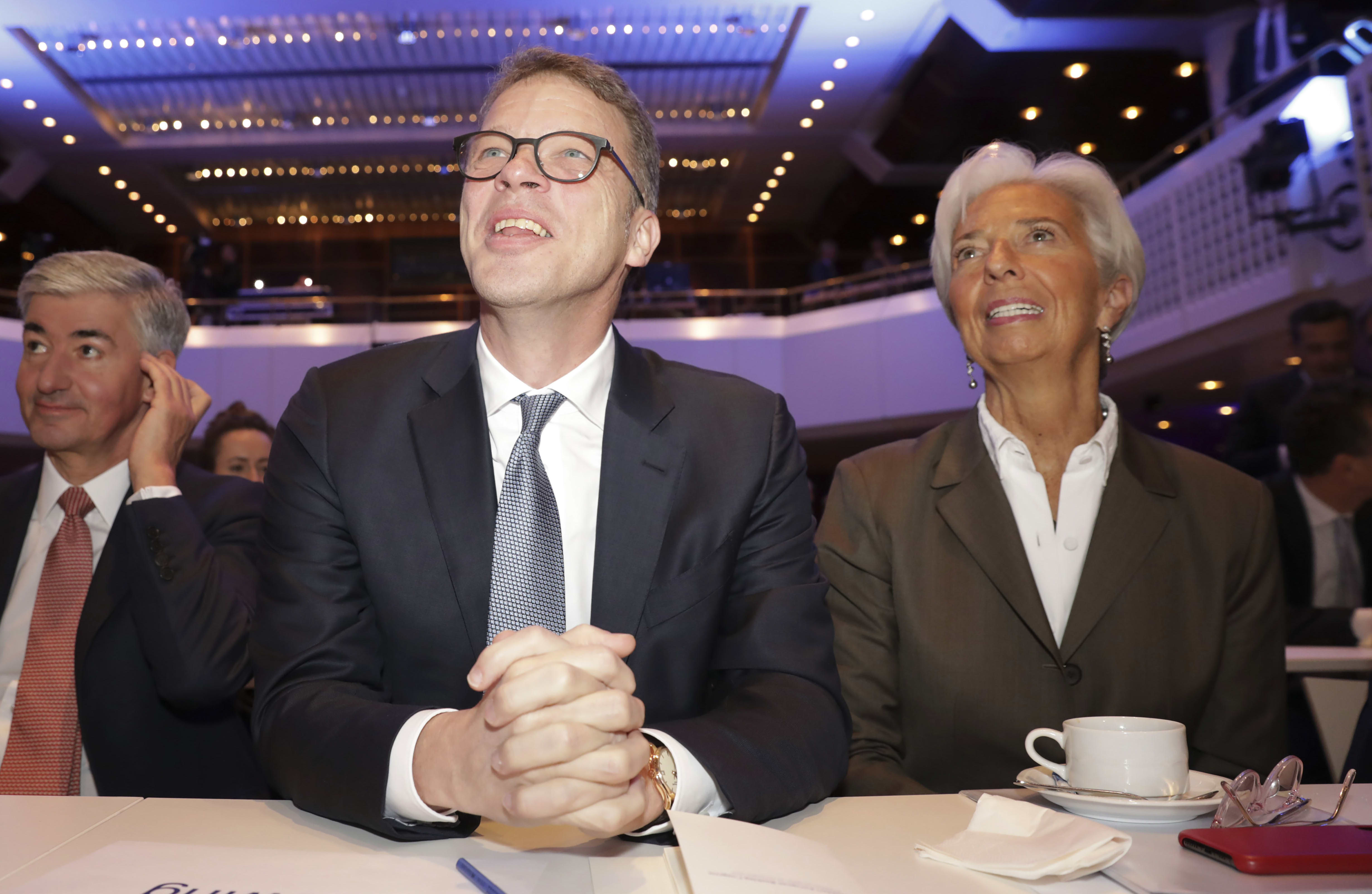 Deutsche Bank CEO backs Lagarde's vision for euro zone fiscal stimulus