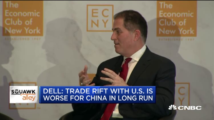 Dell: Trade rift with US worse for China in long run