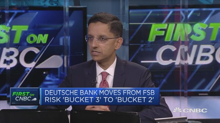 Deutsche Bank mitigating negative rates in a number of ways, treasurer says
