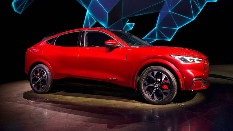 Ford's all-electric Mustang Mach-E makes its showroom debut