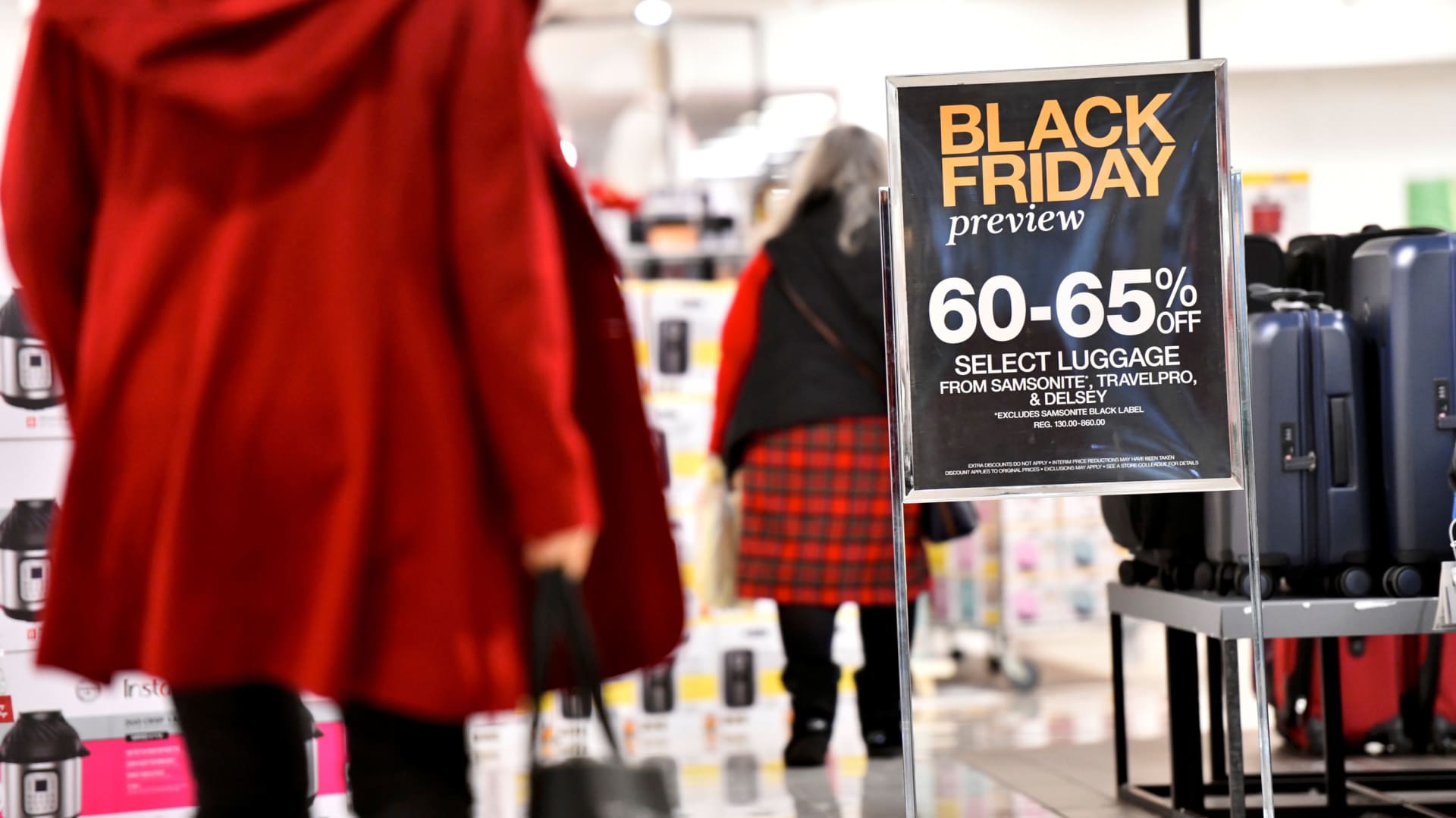 As holidays approach, CDC puts shopping at crowded stores on Black Friday in high-risk category