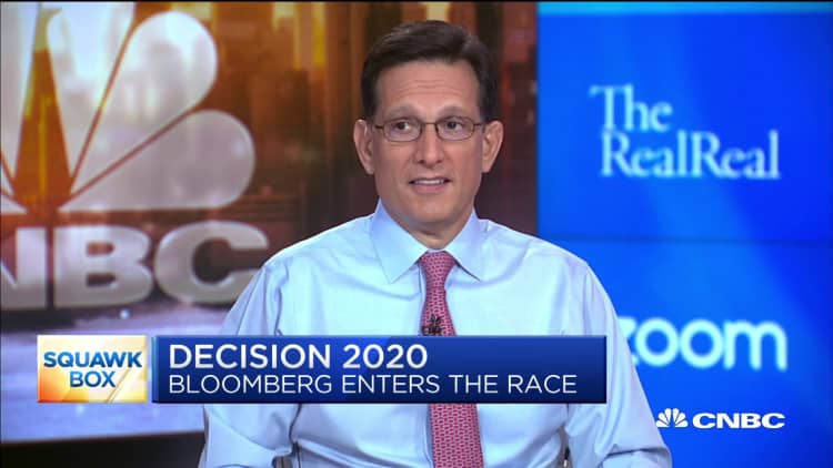 Former Rep. Eric Cantor: I'm not sure Bloomberg will sell in the Heartland