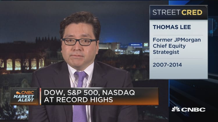 Tom Lee: The rally in small-caps is a good sign of continued growth in the markets next year