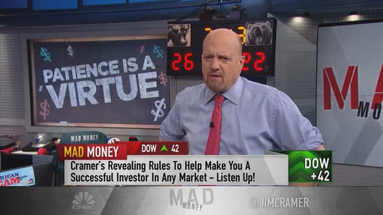 Cramer: Why you never buy a stock all at once