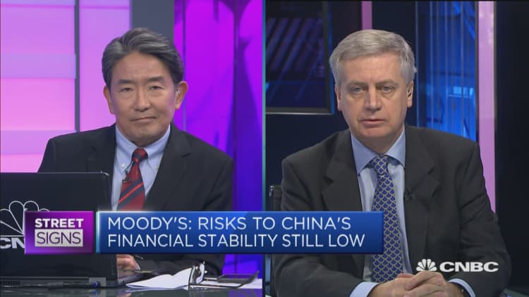 Moody's sees China's GDP growth at 5.8% in 2020