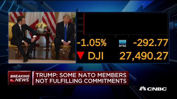 Trump: We'll deal with NATO members who are not stepping up on trade