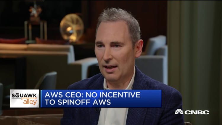 Amazon Web Services CEO Andy Jassy: There's no incentive to spin off AWS