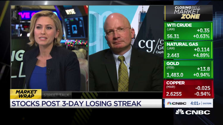 Stocks post 3-day losing streak