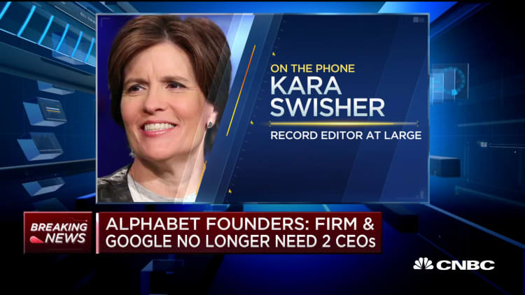 Kara Swisher: Alphabet CEO change not that big a surprise