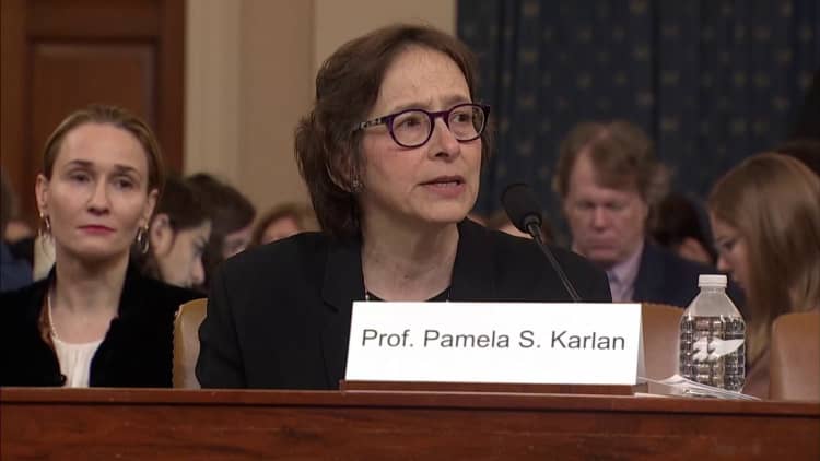 Watch Stanford professor Pamela Karlan's opening statement at impeachment hearing