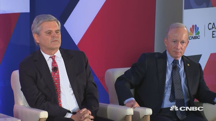 Former Indiana Governor Mitch Daniels and Revolution CEO Steve Case on skilling at Capital Exchange