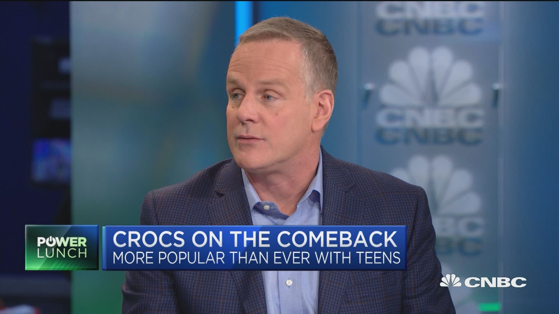 Crocs' Andrew Rees: Teen shoppers are not as 'fickle' as you think