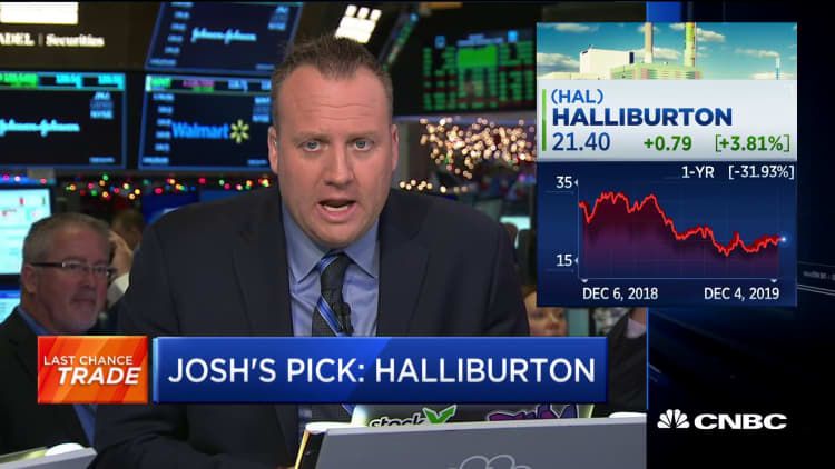 Josh Brown picks Halliburton as Last Chance Trade