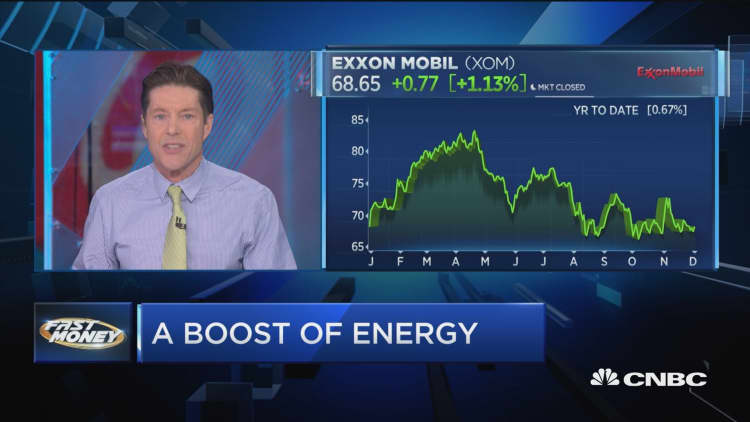 Energy's big move higher