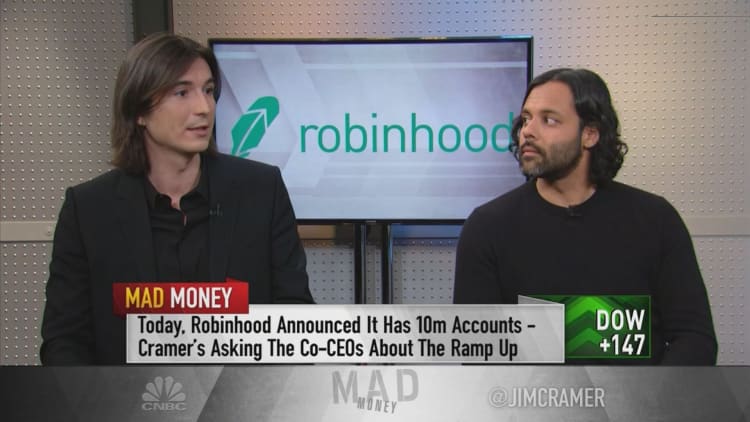 Reaching 10 million users a 'testament' to mission, says Robinhood co-CEO